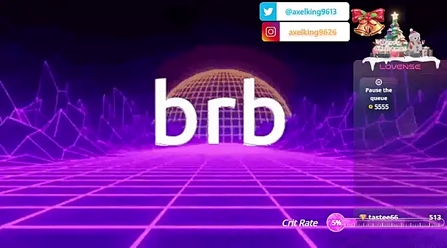 AxelKing1326 online show from 12/25/24, 12:59