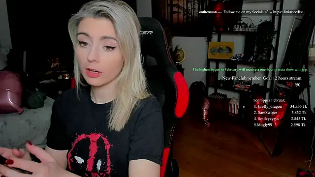 Lisaonthemoon online show from 02/15/26, 08:38