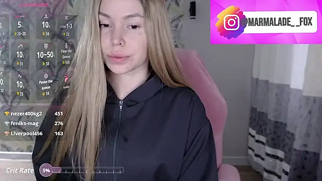 Marmalade Fox online show from 04/13/26, 10:48