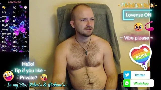 RealManHaveHairy online show from 10/08/25, 04:15