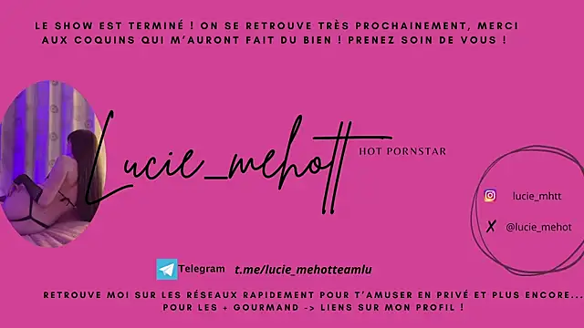 lucie mehott online show from 03/14/25, 08:21