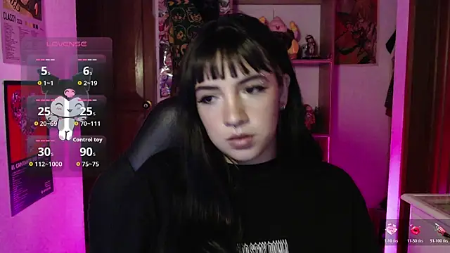 Snapshot of ninfa1_ch chatting on 10/30/25, 01:18 ninfa1 ch online show from 10/30/25, 01:18