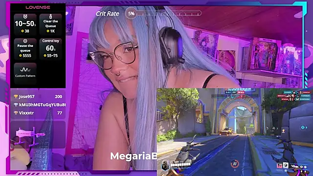 MegariaB online show from 01/27/25, 07:14