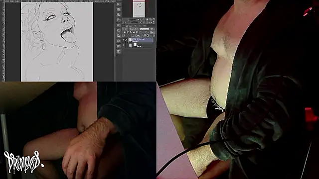 DrenchedArt online show from 12/02/24, 07:03