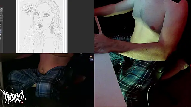 DrenchedArt online show from 12/11/24, 06:09