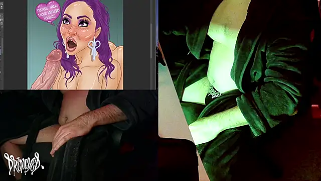 DrenchedArt online show from 12/24/24, 07:06