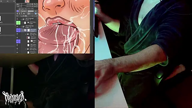 DrenchedArt online show from 01/08/25, 05:48