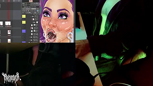 DrenchedArt online show from 01/13/25, 05:44