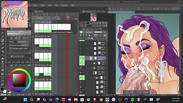 DrenchedArt online show from 01/22/25, 07:24