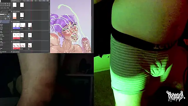 DrenchedArt online show from 10/07/25, 04:20