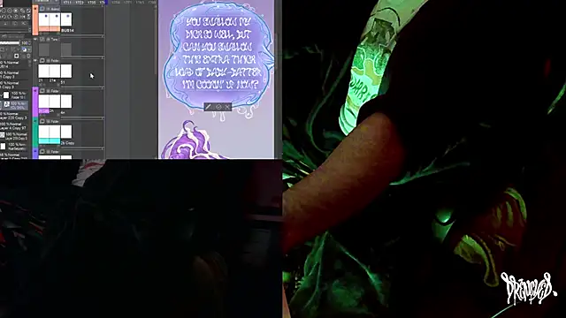 DrenchedArt online show from 10/15/25, 04:45