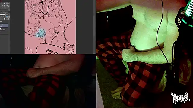 DrenchedArt online show from 10/31/25, 01:39