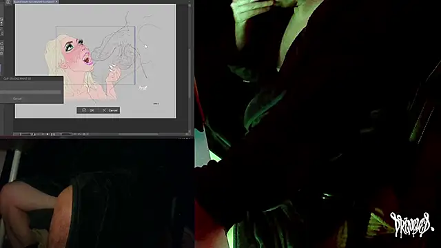 DrenchedArt online show from 11/16/25, 07:03