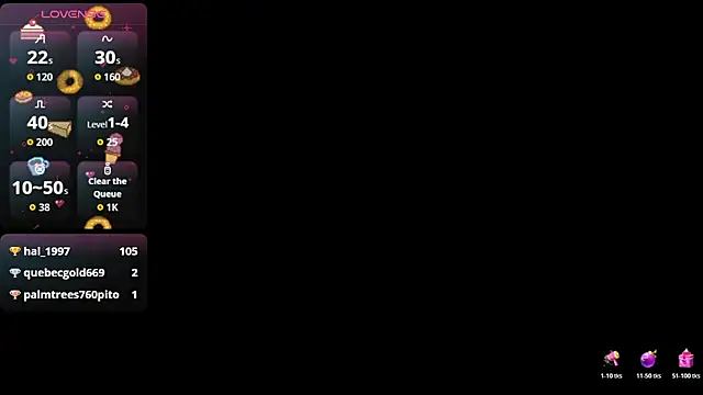 Sofia Clauss  online show from 11/24/25, 04:01