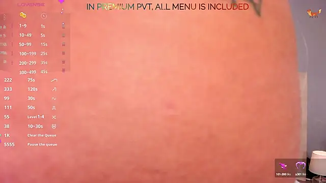 Snapshot of FoxxyClarise chatting on 10/03/25, 07:55 FoxxyClarise online show from 10/03/25, 07:55