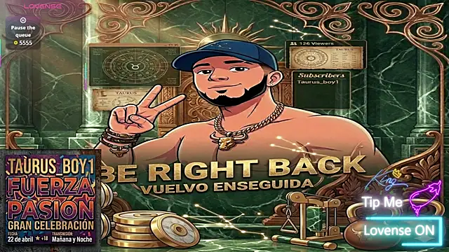 taurus boy1 online show from 04/18/26, 12:14