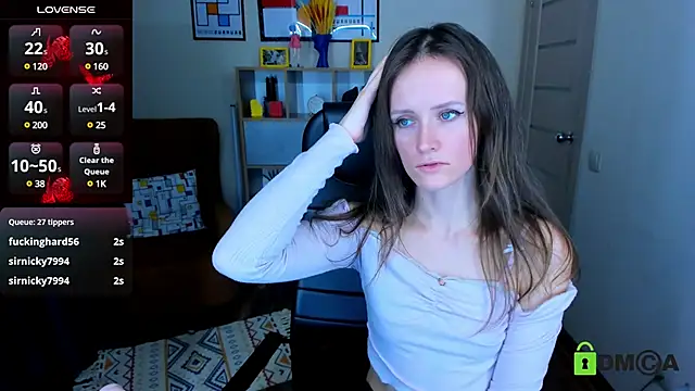 Snapshot of FrancescaCollins chatting on 02/25/25, 11:41 FrancescaCollins online show from 02/25/25, 11:41