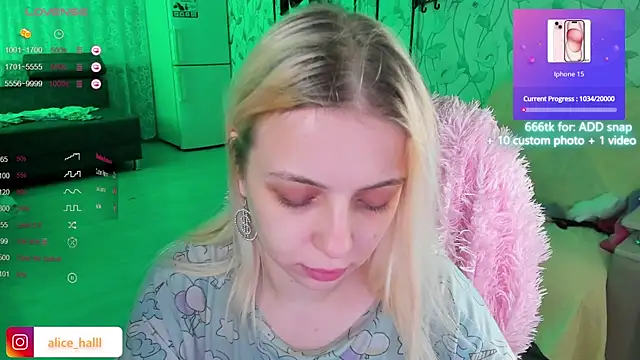 Alice Halle online show from 12/03/24, 08:06