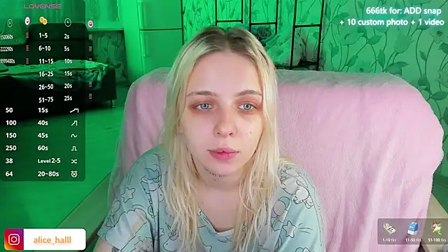 Alice Halle online show from 12/10/24, 03:44