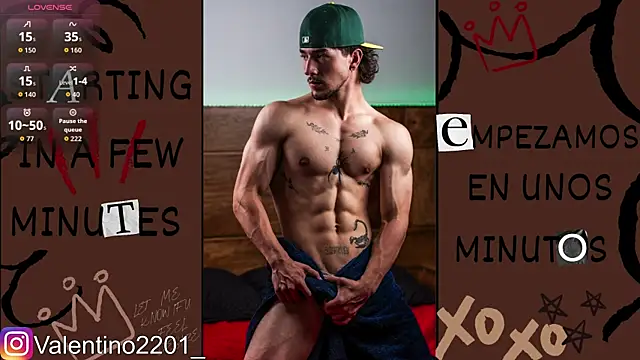 Valentino Xander online show from 07/17/26, 03:24