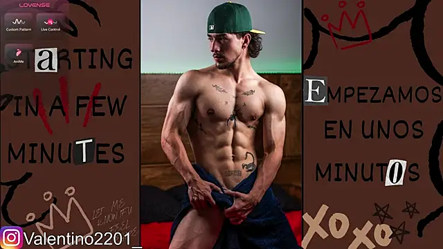 Valentino Xander online show from 07/19/26, 12:58