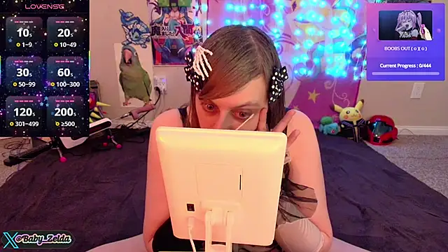 BabyZelda online show from 01/31/25, 04:14
