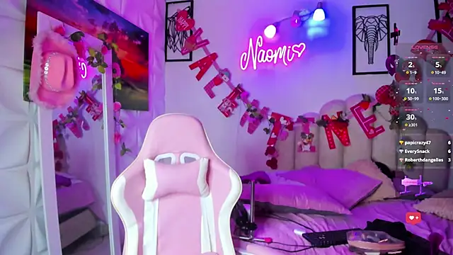 Snapshot of NaomiAsha chatting on 02/19/25, 04:23 NaomiAsha online show from 02/19/25, 04:23