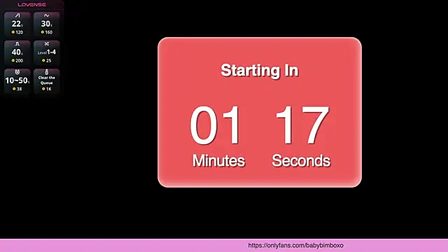 babybimbo online show from 02/20/26, 08:31