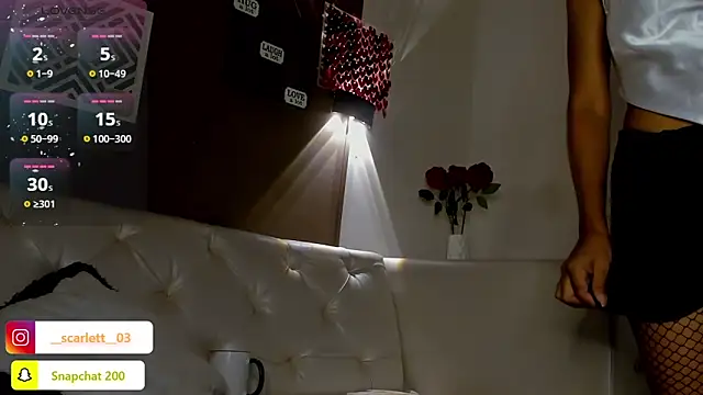 Snapshot of Scarlet_03 chatting on 02/27/25, 08:09 Scarlet 03 online show from 02/27/25, 08:09