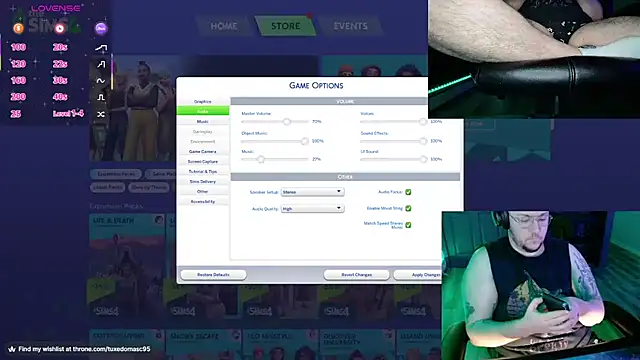 tuxedomasc 95 online show from 03/14/25, 11:32