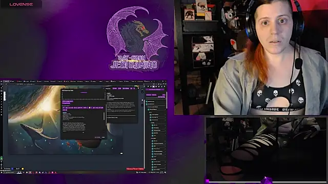 Snapshot of Rae-Suon chatting on 01/20/25, 10:48 Rae-Suon online show from 01/20/25, 10:48