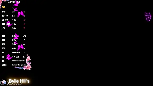 Bylie Hills online show from 02/03/26, 08:58