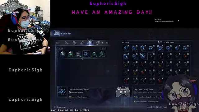 EuphoricSigh online show from 04/20/26, 05:05