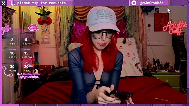 v3n0mb1t3z online show from 05/14/26, 07:04