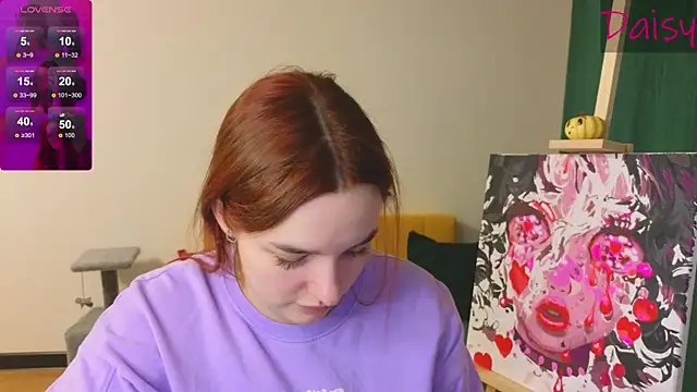 Snapshot of CookyDaisy chatting on 12/18/24, 06:46 CookyDaisy online show from 12/18/24, 06:46