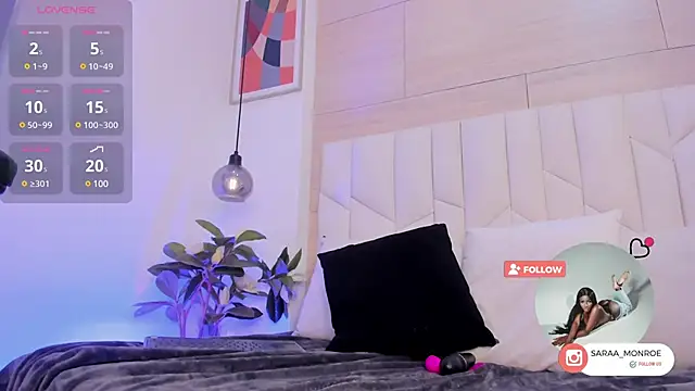 Snapshot of SaraMonroe1 chatting on 02/19/25, 10:42 SaraMonroe1 online show from 02/19/25, 10:42