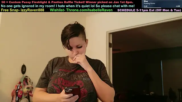 IsabelleRaven online show from 01/11/26, 08:03