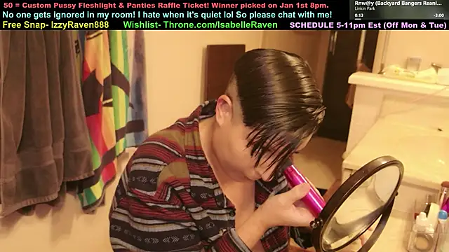 IsabelleRaven online show from 01/12/26, 11:32