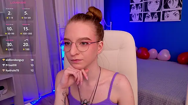 VioletShine online show from 02/12/25, 06:19