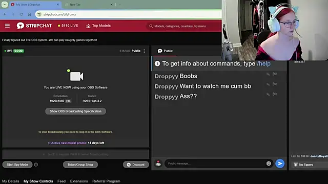 LilyFoxxx online show from 12/02/24, 05:26