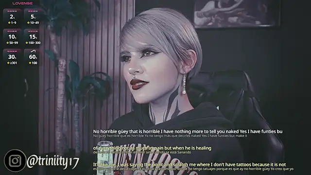 Snapshot of Trinity___s chatting on 01/31/25, 02:15 Trinity s online show from 01/31/25, 02:15