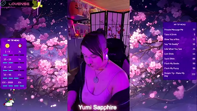 yumi sapphire online show from 04/15/26, 05:42