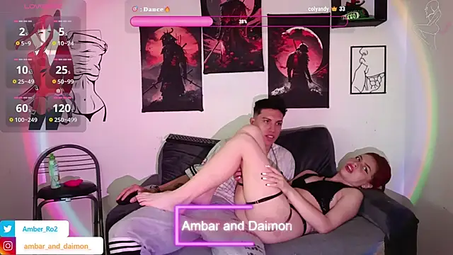 Ambar and daimon  online show from 09/19/25, 07:03