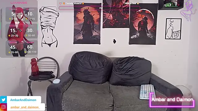 Ambar and daimon  online show from 10/21/25, 04:08