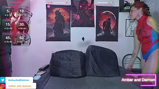 Ambar and daimon  online show from 10/24/25, 07:38