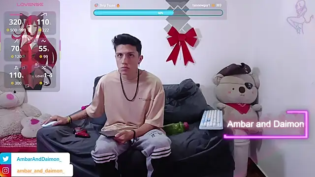 Ambar and daimon  online show from 04/15/26, 05:03