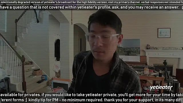 yetieater online show from 01/21/25, 08:54