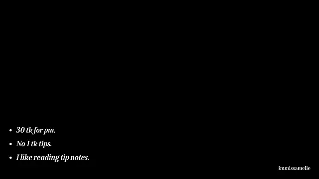 ImMissAmelie online show from 10/26/25, 11:53