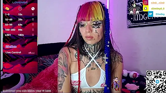 d3m0ny0 0 online show from 01/10/26, 07:15