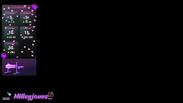 Snapshot of MilleyJones chatting on 07/16/26, 11:05 MilleyJones online show from 07/16/26, 11:05